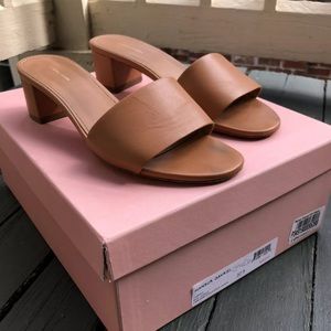 Mansur Gavriel 40MM Strap Sandal 37.5 Retail $425
